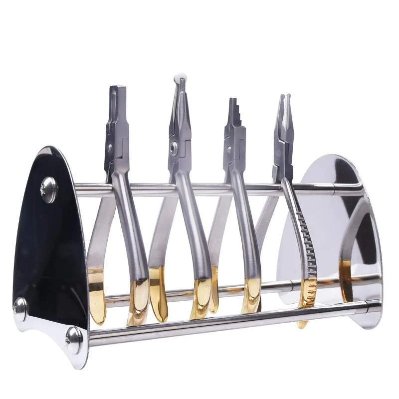 1 PC Dental Orthodontic Pliers Holder - Shelf Forceps Organizer Dental Stainless Steel Stand Holder for Orthodontic Equipment
1 PC Dental Orthodontic Pliers Holder - Shelf Forceps Organizer Dental Stainless Steel Stand Holder for Orthodontic Equipment