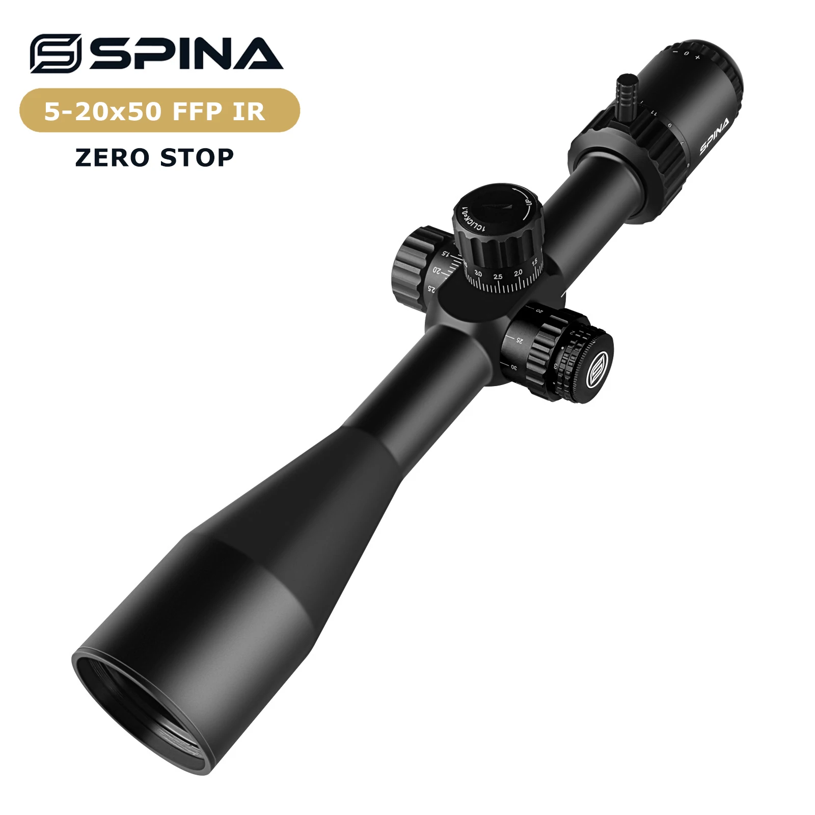 2026 SELL SPINA OPTICS 5-20x50 FFP Zero Stop Illuminated Hunting Scope High Quality Aluminum Alloy Spitting Scope Waterproof Fea
2026 SELL SPINA OPTICS 5-20x50 FFP Zero Stop Illuminated Hunting Scope High Quality Aluminum Alloy Spitting Scope Waterproof Fea