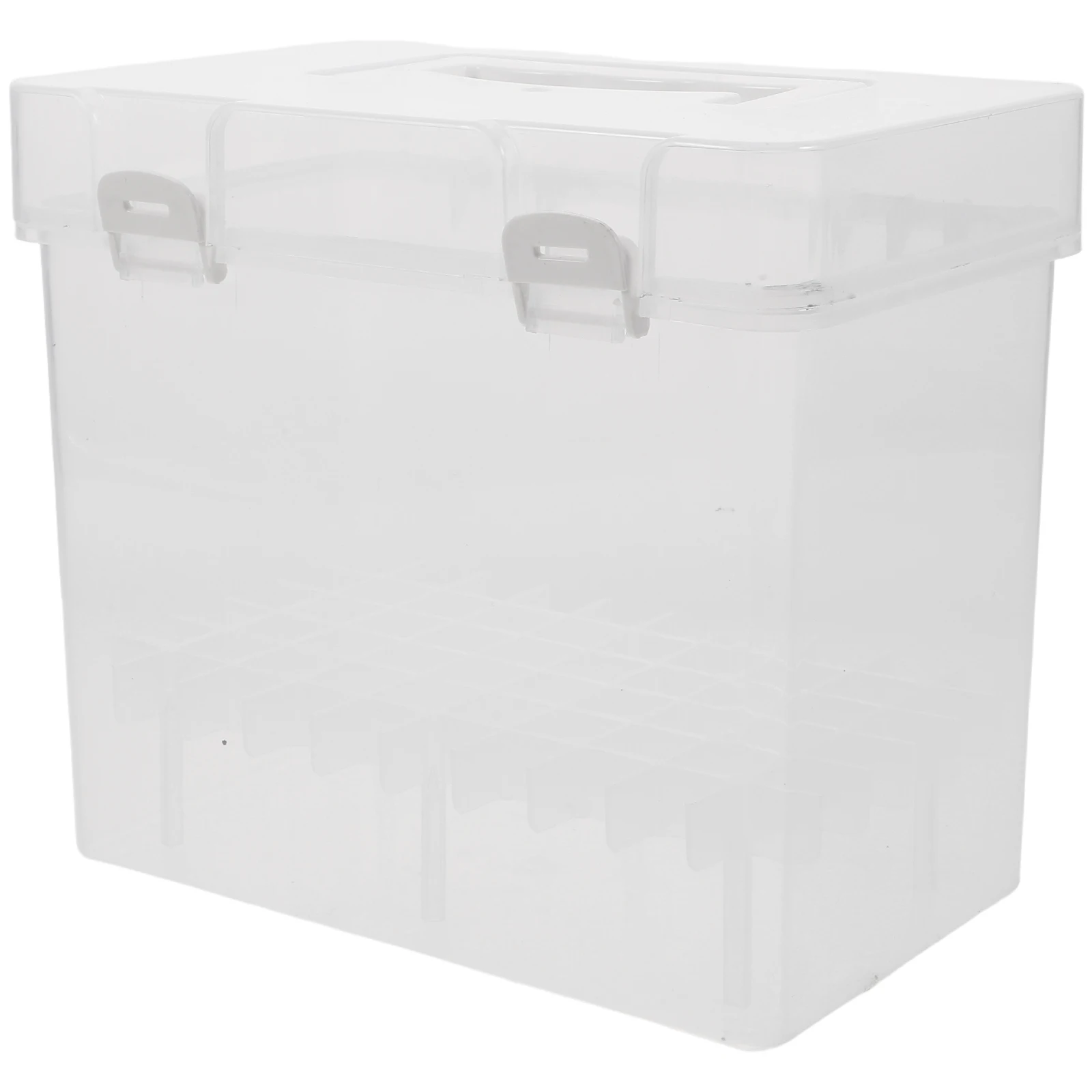 Marker Storage Box Large Capacity Transparent Plastic Pen Container Craft Organizer Travel Case Portable Handheld
Marker Storage Box Large Capacity Transparent Plastic Pen Container Craft Organizer Travel Case Portable Handheld