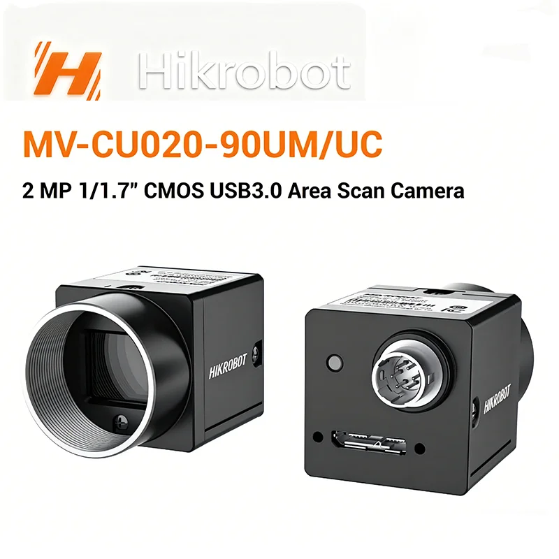 Hikrobot MV-CU020-90UM/UC Industrial Camera, 2MP 1/1.7" Global Shutter CMOS, USB3.0 Interface
Hikrobot MV-CU020-90UM/UC Industrial Camera, 2MP 1/1.7" Global Shutter CMOS, USB3.0 Interface