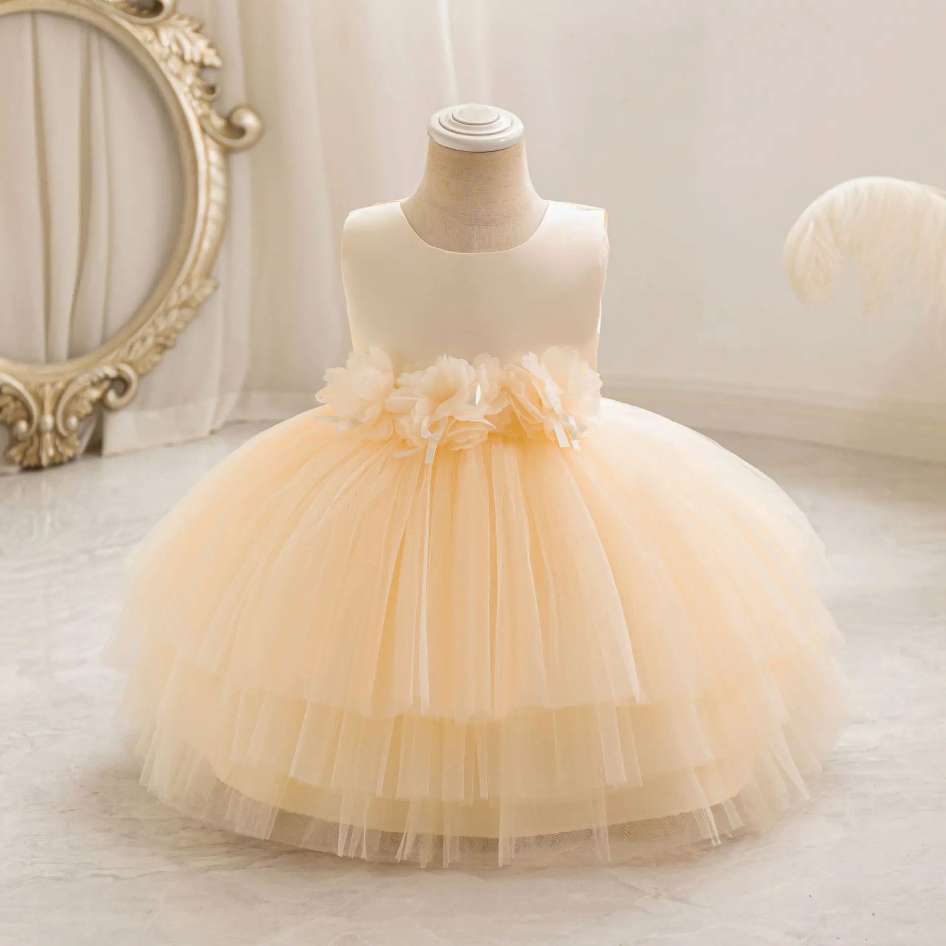 Новое детское платье 2025 года, пышное тюлевое платье в сетку, платье принцессы, женское платье для выступлений на подиуме для девочек-цветочниц
Новое детское платье 2025 года, пышное тюлевое платье в сетку, платье принцессы, женское платье для выступлений на подиуме для девочек-цветочниц