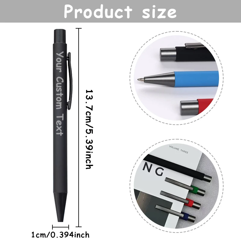 Customizable Aluminum Metal Pens 30/60 Pieces Customized Business Office Meeting Signature Custom Logo Pens for Advertising Gift
Customizable Aluminum Metal Pens 30/60 Pieces Customized Business Office Meeting Signature Custom Logo Pens for Advertising Gift