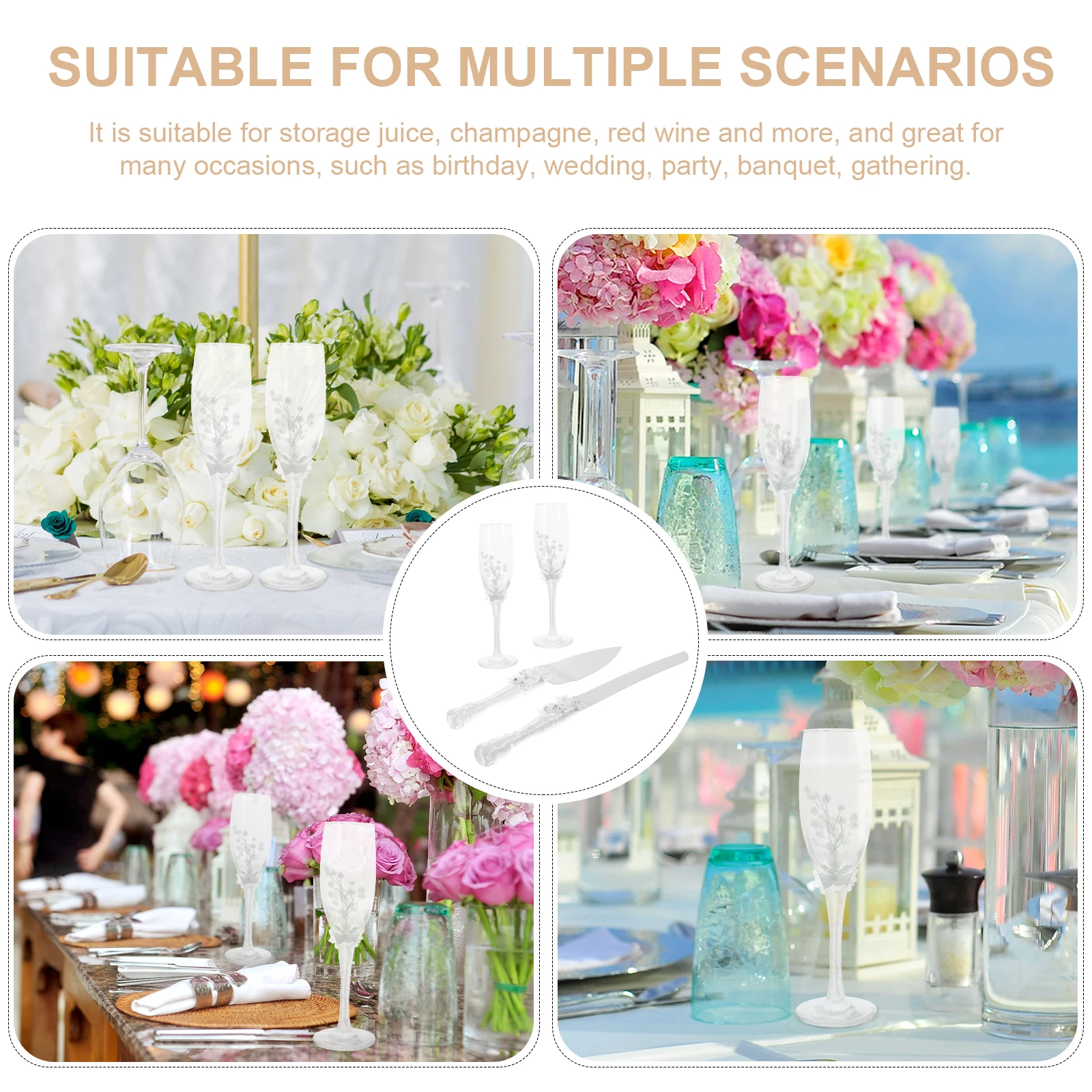 Rhinestone Flower Tableware Cake Spatula Mousse Set Bride Groom Glasses Party Dinnerware Easy Clean Material 
Rhinestone Flower Tableware Cake Spatula Mousse Set Bride Groom Glasses Party Dinnerware Easy Clean Material