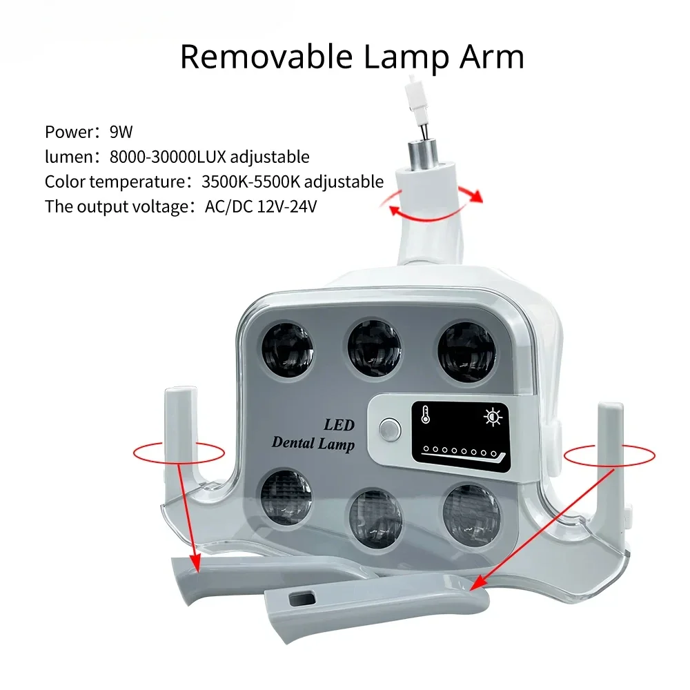6 Bulds LED Light With Smart Sensor Switch Two-Color Shadowless Induction Lamp For Equipment
6 Bulds LED Light With Smart Sensor Switch Two-Color Shadowless Induction Lamp For Equipment