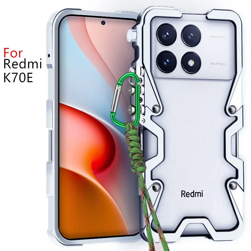 Luxury aluminum alloy hollow heat dissipation Phone Case For Xiaomi Redmi K50 K40 Pro Pro+ PIus K40S Fall prevention Back Cover
Luxury aluminum alloy hollow heat dissipation Phone Case For Xiaomi Redmi K50 K40 Pro Pro+ PIus K40S Fall prevention Back Cover