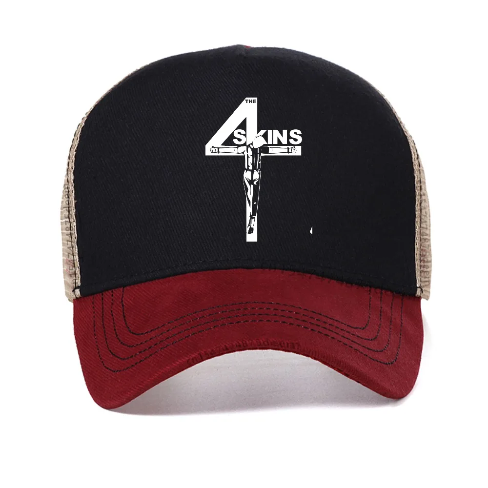 The 4 Skins Oi mesh baseball cap Uk Punk Streetpunk 4Skins Male caps Summer Casual Breathable sun hats adjustable Snapback hat
The 4 Skins Oi mesh baseball cap Uk Punk Streetpunk 4Skins Male caps Summer Casual Breathable sun hats adjustable Snapback hat