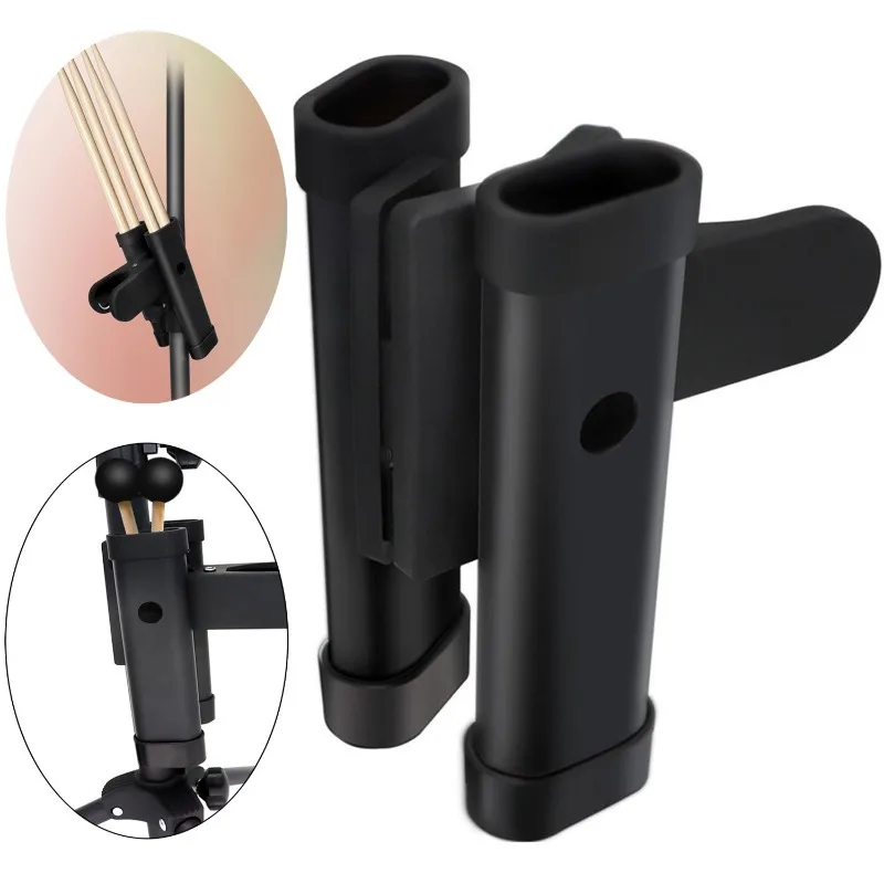 Metal Portable Drumstick Tube Professional Lightweight Rust-proof Frosted Clamp-on Drumstick Holder Musical Instrument Accessory
Metal Portable Drumstick Tube Professional Lightweight Rust-proof Frosted Clamp-on Drumstick Holder Musical Instrument Accessory