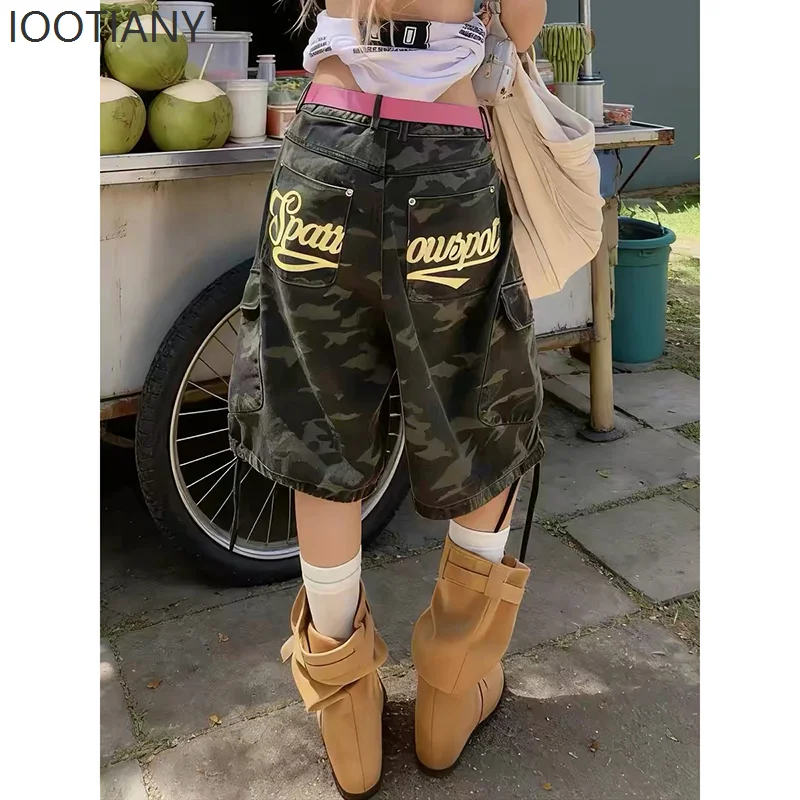 IOOTIANY Summer Women Camouflage Shorts Harajuku Korean Jeans Shorts Kpop 2000s Cargo Denim Pants Grunge Y2k Japanese Streetwear
IOOTIANY Summer Women Camouflage Shorts Harajuku Korean Jeans Shorts Kpop 2000s Cargo Denim Pants Grunge Y2k Japanese Streetwear