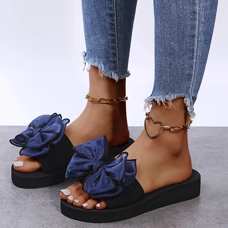 2024Summer New Women's Bow Slippers Indoor and Outdoor Beach Shoes Summer Fashion Women's Shoes Platform Slippers
2024Summer New Women's Bow Slippers Indoor and Outdoor Beach Shoes Summer Fashion Women's Shoes Platform Slippers