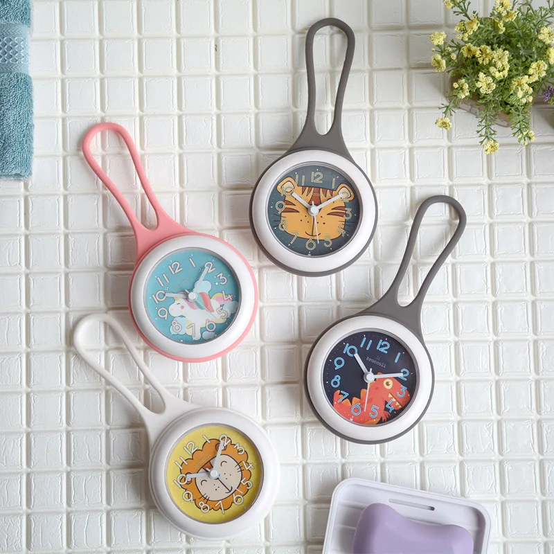 Korean MJK bathroom suction cup clock children's cartoon creative small wall clock living room silent toilet waterproof kitchen
Korean MJK bathroom suction cup clock children's cartoon creative small wall clock living room silent toilet waterproof kitchen