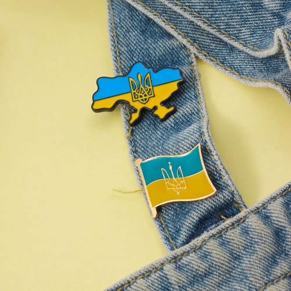 Ukraine Brooches Badges Alloy Ukrainian Flag Pins Enamel Pins Patriotism Ukrainian National Pins Jewelry Girls Gifts
Ukraine Brooches Badges Alloy Ukrainian Flag Pins Enamel Pins Patriotism Ukrainian National Pins Jewelry Girls Gifts
