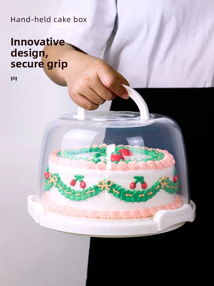 Transparent round Cake Box Baking Paaging Box Handheld Reusable Elevated Storage Container Eco-Friendly Kitchen Cooking Tool
Transparent round Cake Box Baking Paaging Box Handheld Reusable Elevated Storage Container Eco-Friendly Kitchen Cooking Tool