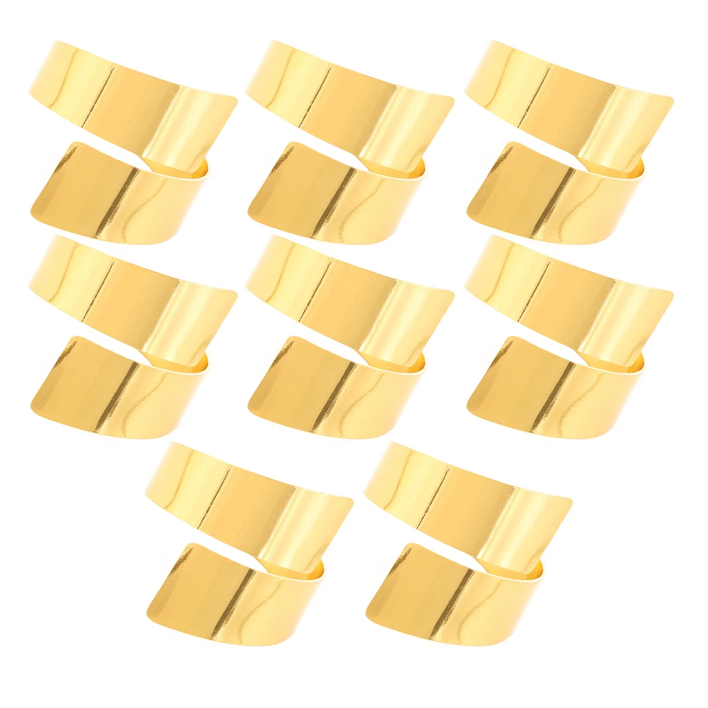 8pcs Napkin Rings Wedding Table Decor Gold Silver Spiral Alloy Napkin Holder Reusable Retro Style Towel Ring Home Restaurant
8pcs Napkin Rings Wedding Table Decor Gold Silver Spiral Alloy Napkin Holder Reusable Retro Style Towel Ring Home Restaurant
