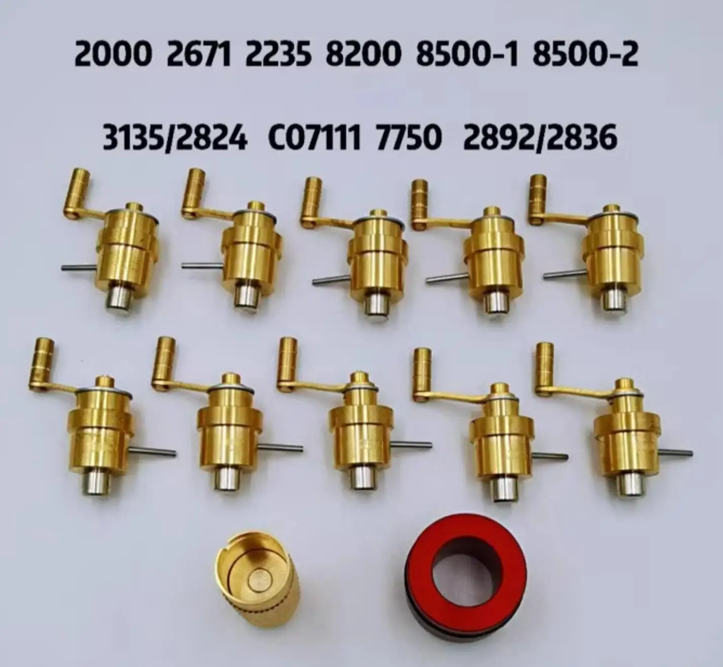 10 In 1 Manual Watch Main Spring Winder Tool ETA 2824 3135 2892 7750 26710 2000 8500 Movement Replacement Barrel For Watchmakers
10 In 1 Manual Watch Main Spring Winder Tool ETA 2824 3135 2892 7750 26710 2000 8500 Movement Replacement Barrel For Watchmakers