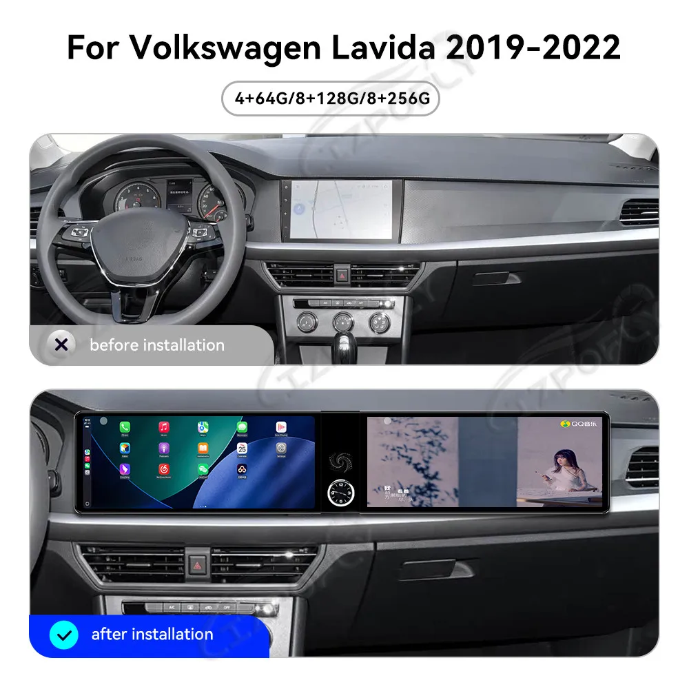 Dual 12.3 Inch Screen Car Radio For Volkswagen Lavida 2019 - 2022 Android CarPlay Multimedia Video Player Car GPS Navigation 4G
Dual 12.3 Inch Screen Car Radio For Volkswagen Lavida 2019 - 2022 Android CarPlay Multimedia Video Player Car GPS Navigation 4G