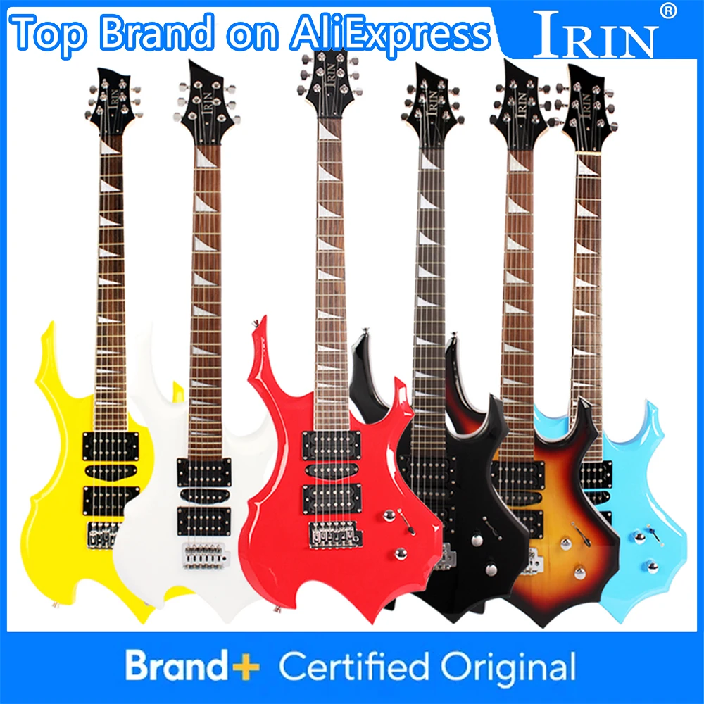 6-струнная электрогитара IRIN с 24 ладами — кленовый корпус | Многоцветная дополнительная гитара включает в себя сумку для концерта и ремешок. Электрогита
6-струнная электрогитара IRIN с 24 ладами — кленовый корпус | Многоцветная дополнительная гитара включает в себя сумку для концерта и ремешок. Электрогита