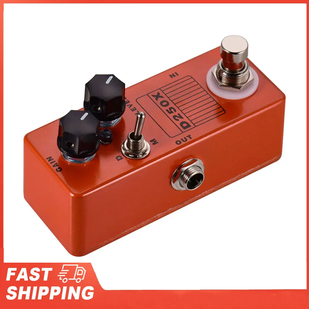 MOSKY D250X Mini Electric Guitar Effects Pedal Overdrive Preamp Effect Pedal 2 Models Full Metal Shell True Bypass Guitar Pedal
MOSKY D250X Mini Electric Guitar Effects Pedal Overdrive Preamp Effect Pedal 2 Models Full Metal Shell True Bypass Guitar Pedal