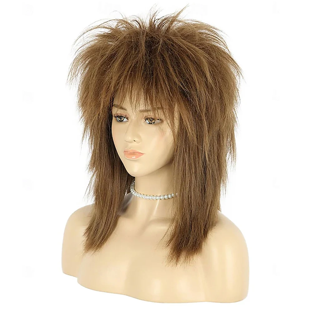 HAIRJOY Synthetic Hair 70s 80s Mullet Wig Women Shoulder Length Straight Brown Rock Disco Cosplay Party Halloween Costume Wig
HAIRJOY Synthetic Hair 70s 80s Mullet Wig Women Shoulder Length Straight Brown Rock Disco Cosplay Party Halloween Costume Wig