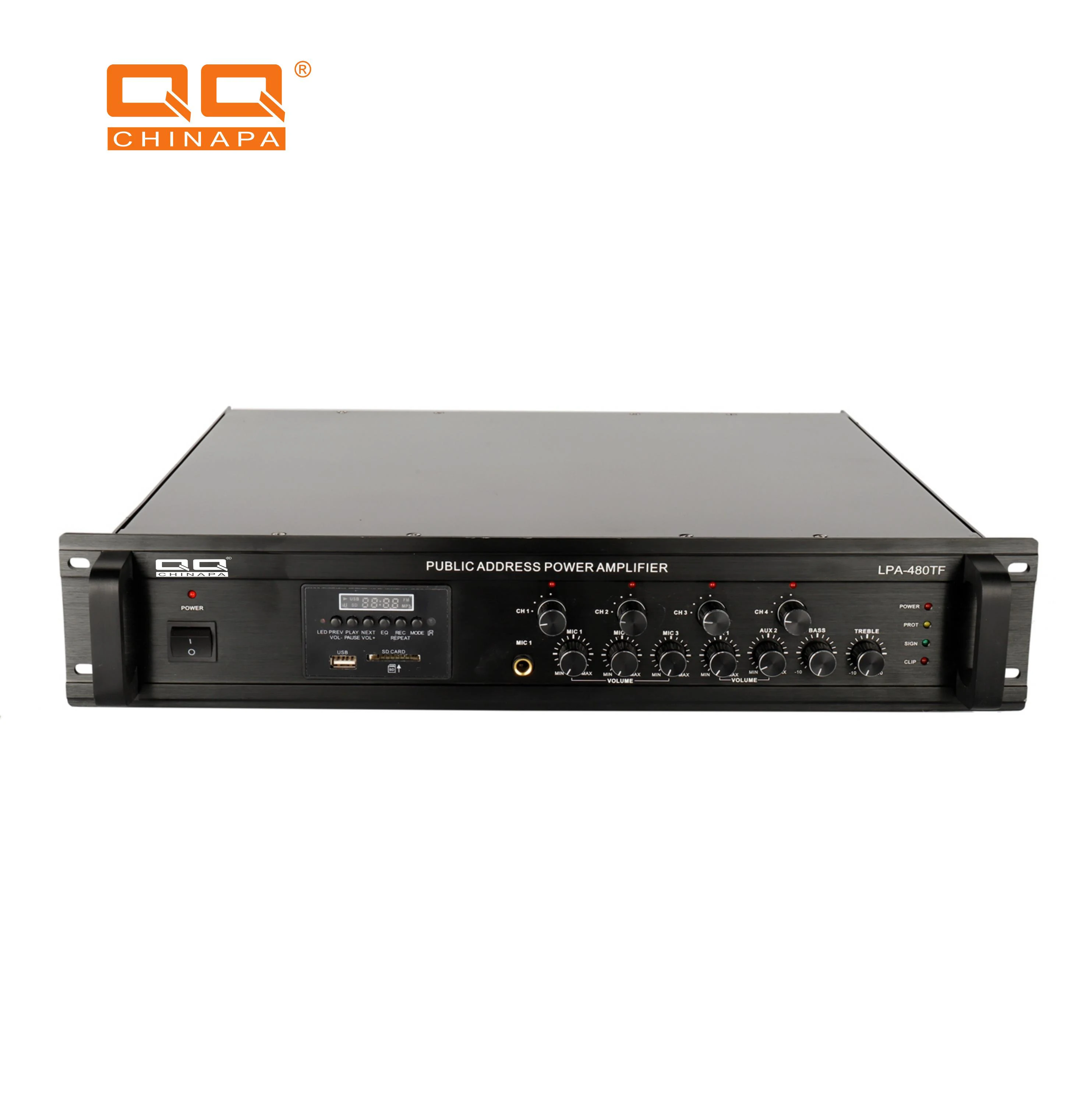QQCHINAPA High Quality 60-1000W Pa Blue Tooth FM Power Amplifier Home Theatre System
QQCHINAPA High Quality 60-1000W Pa Blue Tooth FM Power Amplifier Home Theatre System