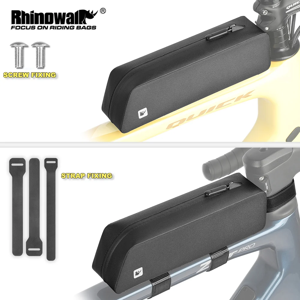 Rhinowalk Bike Top Tube Bag With Bolt Mounted & Strap Waterproof Aerodynamic Low Drag For Triathlon Gravel Mtb Road Bicycle
Rhinowalk Bike Top Tube Bag With Bolt Mounted & Strap Waterproof Aerodynamic Low Drag For Triathlon Gravel Mtb Road Bicycle