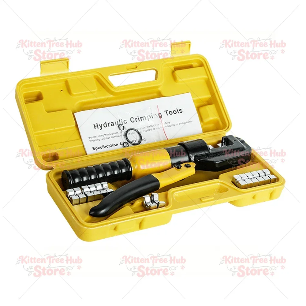 Hydraulic Pliers Kit with Hexagonal Crimping Mold Crimping Wire Tool
Hydraulic Pliers Kit with Hexagonal Crimping Mold Crimping Wire Tool