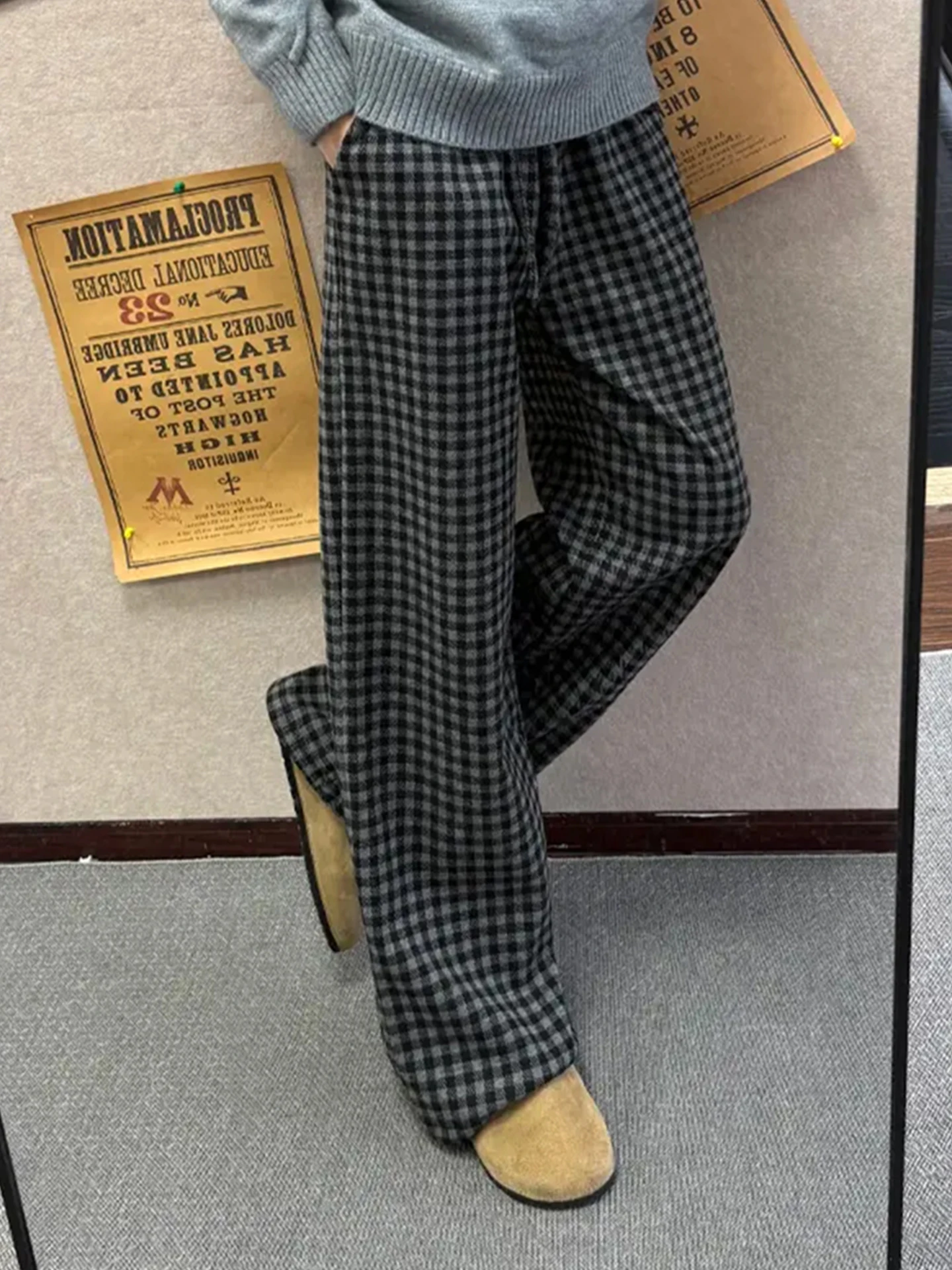 ay Bla Plaid Men's Sweatpants Autumn Lazy Sle Woolen Fitn Pants Drapey Loose Fit Straight Leg Long Pants
ay Bla Plaid Men's Sweatpants Autumn Lazy Sle Woolen Fitn Pants Drapey Loose Fit Straight Leg Long Pants