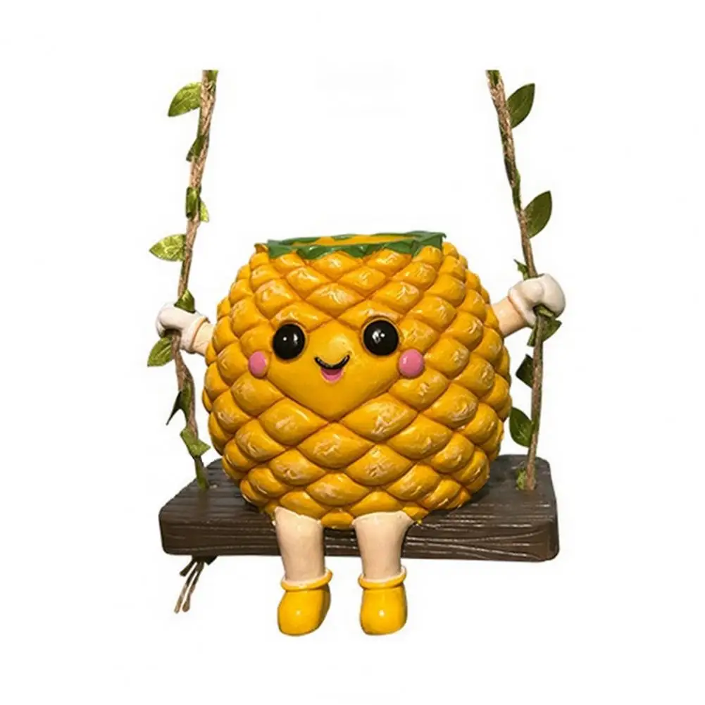 Cute Swing Planter Smiling Pineapple Planter Hanging Pot Cute Pineapple Swing Planter for Succulents Small Houseplants Balcony
Cute Swing Planter Smiling Pineapple Planter Hanging Pot Cute Pineapple Swing Planter for Succulents Small Houseplants Balcony
