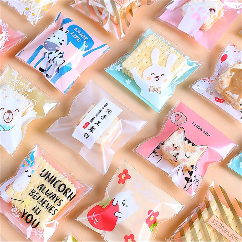 100Pcs 7x7cm Small Plastic Cartoon Self-Adhesive Bakery Packaging Cookie Snack Candy Bags Children Birthday Party Sweets Package
100Pcs 7x7cm Small Plastic Cartoon Self-Adhesive Bakery Packaging Cookie Snack Candy Bags Children Birthday Party Sweets Package