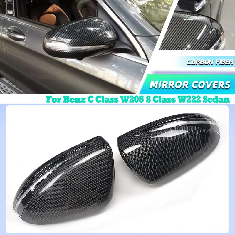 Carbon Fiber Car Side Mirror Covers for Mercedes Benz C Class W205 S Class W222 Sedan 2015-2018 Rearview Mirror Caps Shell LHD
Carbon Fiber Car Side Mirror Covers for Mercedes Benz C Class W205 S Class W222 Sedan 2015-2018 Rearview Mirror Caps Shell LHD