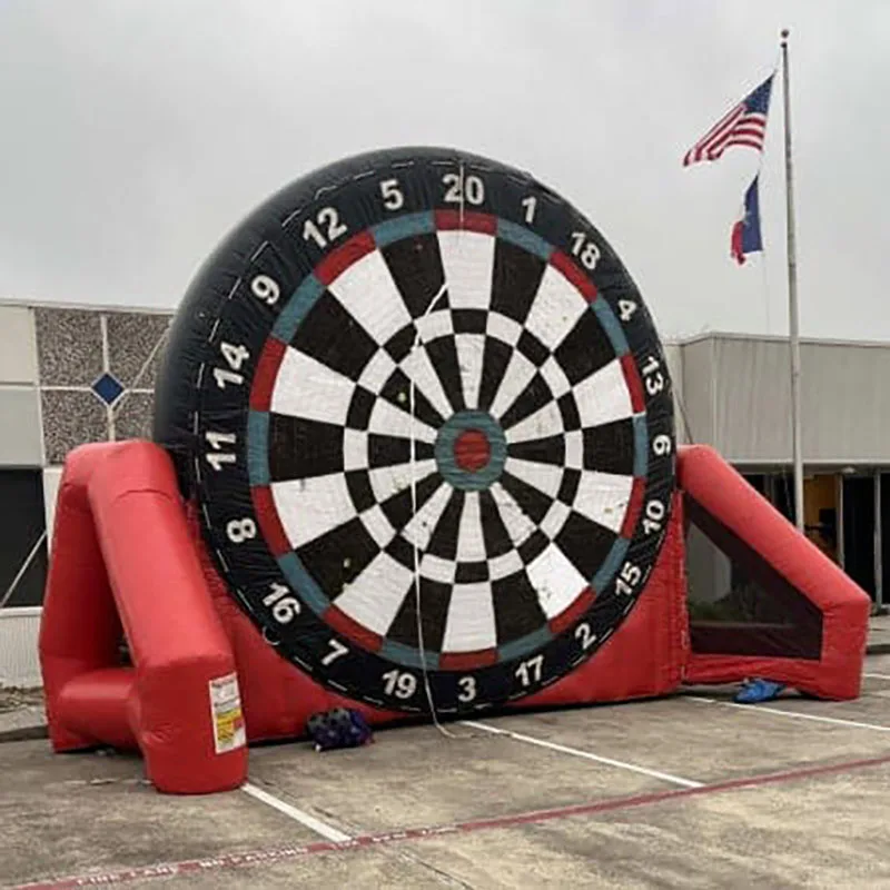 Big Inflatable Football Dart 4m L * 3m H Kids and Adults Outdoor Sport Games Soccer Darts Board With Balls
Big Inflatable Football Dart 4m L * 3m H Kids and Adults Outdoor Sport Games Soccer Darts Board With Balls