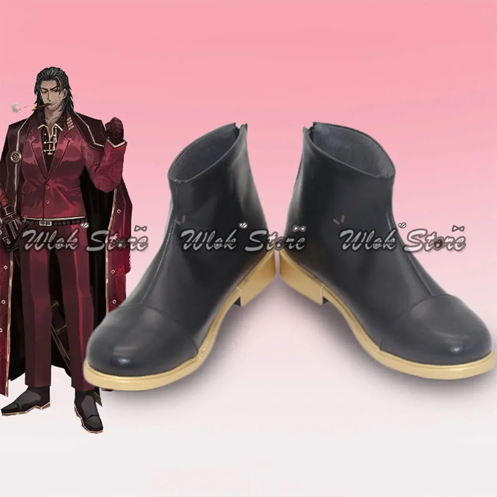 Аниме-игра Limbus Company Lei Heng, обувь для косплея, мужские и женские черные кожаные ботильоны на заказ для Хэллоуина, карнавала
Аниме-игра Limbus Company Lei Heng, обувь для косплея, мужские и женские черные кожаные ботильоны на заказ для Хэллоуина, карнавала