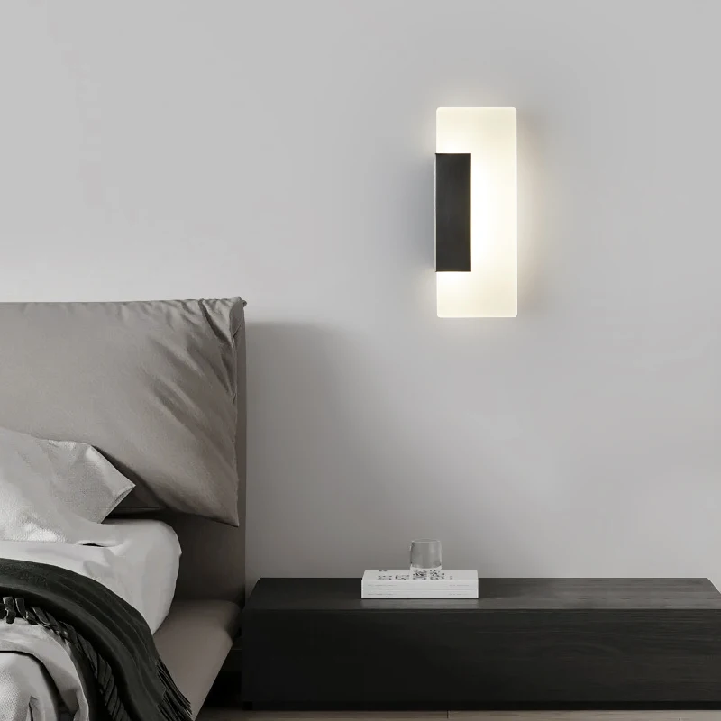 Wall Lamp LED Rectangular Modern 4W Neutral Light 4000K Acrylic for Indoor Bedroom Bedside Corridor Living Room Stairwell Black
Wall Lamp LED Rectangular Modern 4W Neutral Light 4000K Acrylic for Indoor Bedroom Bedside Corridor Living Room Stairwell Black
