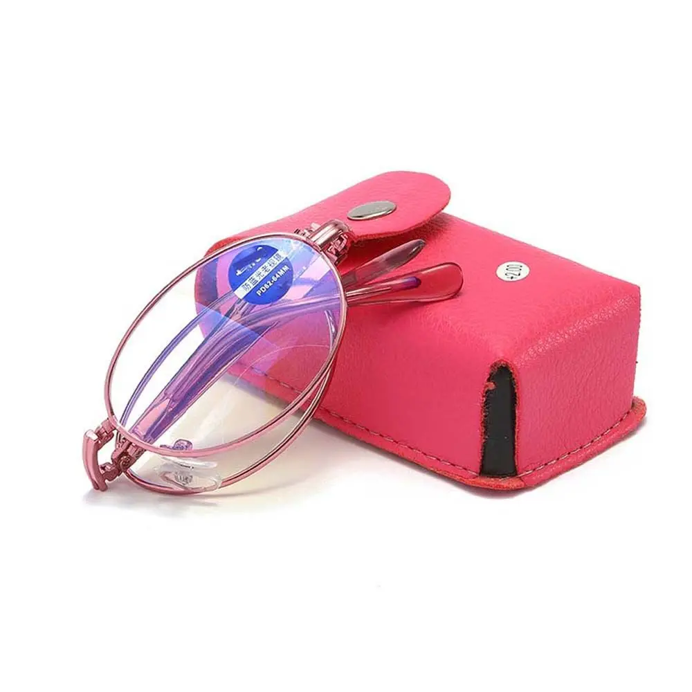 Blue Light +1.0~+4.0 Resin Metal Folding Reading Glasses Reading Glasses Portable Box Women's Reading Glasses With Storage Bag
Blue Light +1.0~+4.0 Resin Metal Folding Reading Glasses Reading Glasses Portable Box Women's Reading Glasses With Storage Bag