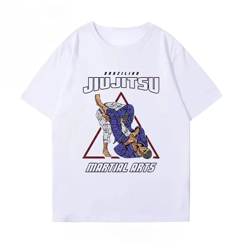 Brazilian Jiu-jitsu Fighting Short-sleeved Men's and Women's Loose Summer Pure Cotton New Sports Outdoor T-shirt for Casual Wear
Brazilian Jiu-jitsu Fighting Short-sleeved Men's and Women's Loose Summer Pure Cotton New Sports Outdoor T-shirt for Casual Wear