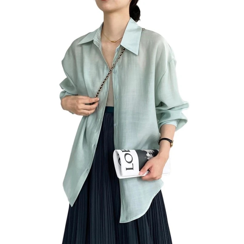 New Plus Size Lyocell Shirt for Women 2024 Long Sleeve Chic Bacck Split Shirts Elegant Women's Beautiful Blouses and Tops Blusas
New Plus Size Lyocell Shirt for Women 2024 Long Sleeve Chic Bacck Split Shirts Elegant Women's Beautiful Blouses and Tops Blusas