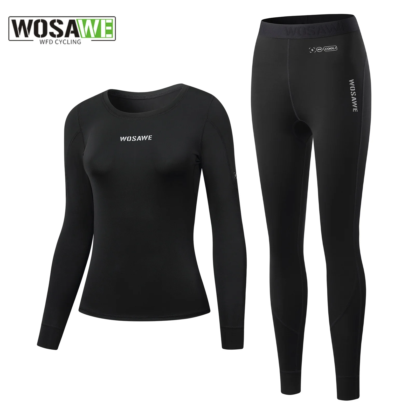 WOSAWE Cycling Base Layer Women's Summer MTB Moisture Wicking Mountain Road Bike Cycling Undershirt Set Female Bike Clothing
WOSAWE Cycling Base Layer Women's Summer MTB Moisture Wicking Mountain Road Bike Cycling Undershirt Set Female Bike Clothing