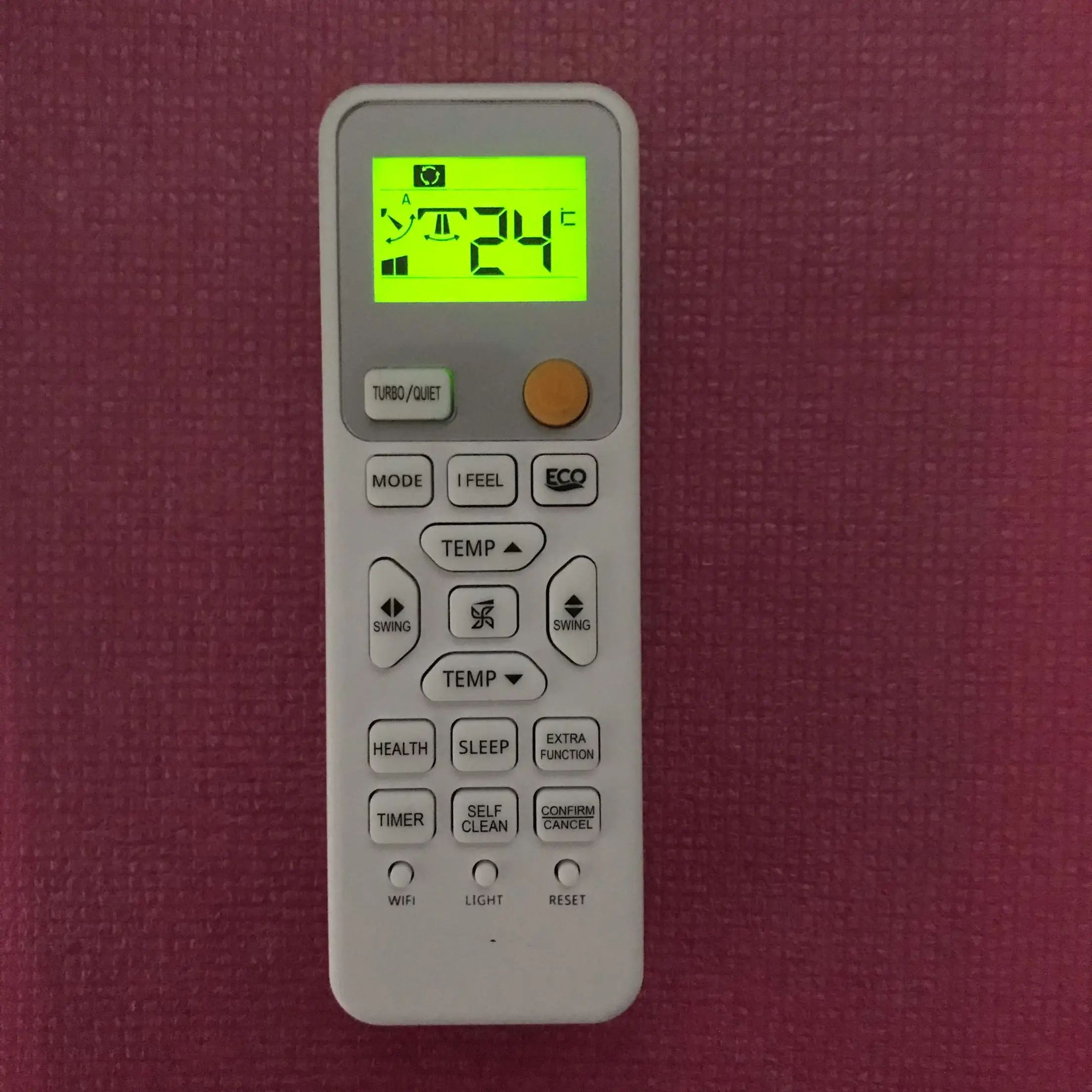 Оригинальный пульт дистанционного управления 0010406609E для кондиционера Haier с подсветкой
Оригинальный пульт дистанционного управления 0010406609E для кондиционера Haier с подсветкой