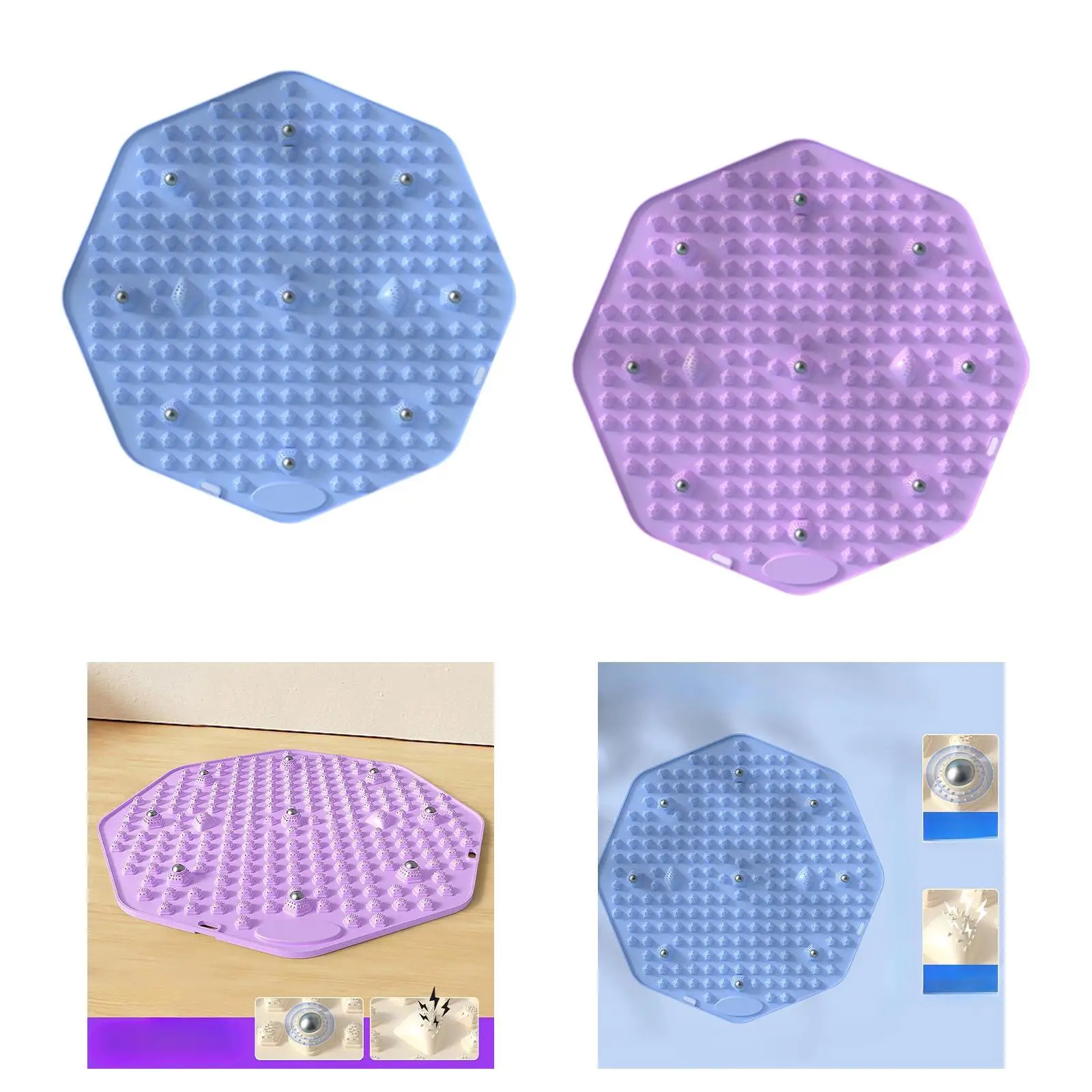 Feet Massage Pad Foot Press Pad Mat Anti Slip Portable 21.65inch Dia. Bathroom Mat Foot Reflexology Mat for Household Traveling
Feet Massage Pad Foot Press Pad Mat Anti Slip Portable 21.65inch Dia. Bathroom Mat Foot Reflexology Mat for Household Traveling