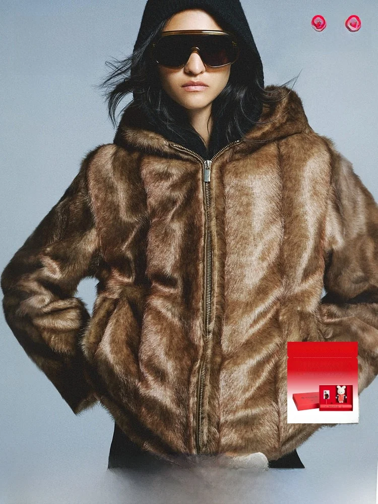 H&M Winter Women's Hooded Jaet 34999 Casual Sle Faux Fur Cozy Fit Polyester Blend Ladies' Outerwear
H&M Winter Women's Hooded Jaet 34999 Casual Sle Faux Fur Cozy Fit Polyester Blend Ladies' Outerwear