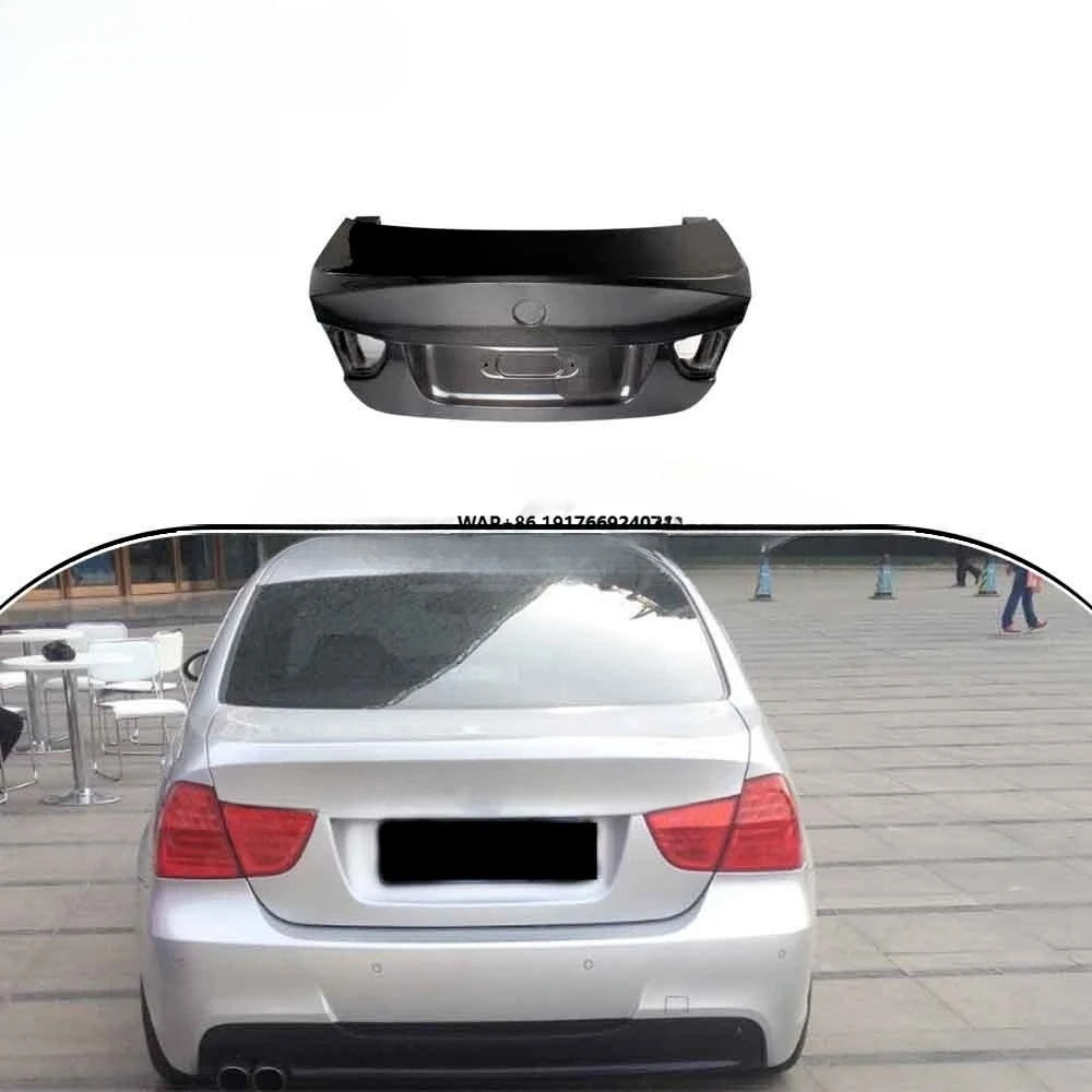 Carbon Fiber Rear Spoiler Wing Trunk Lid for E90 LCI CSL Body Kit 2009 - 2012
Carbon Fiber Rear Spoiler Wing Trunk Lid for E90 LCI CSL Body Kit 2009 - 2012
