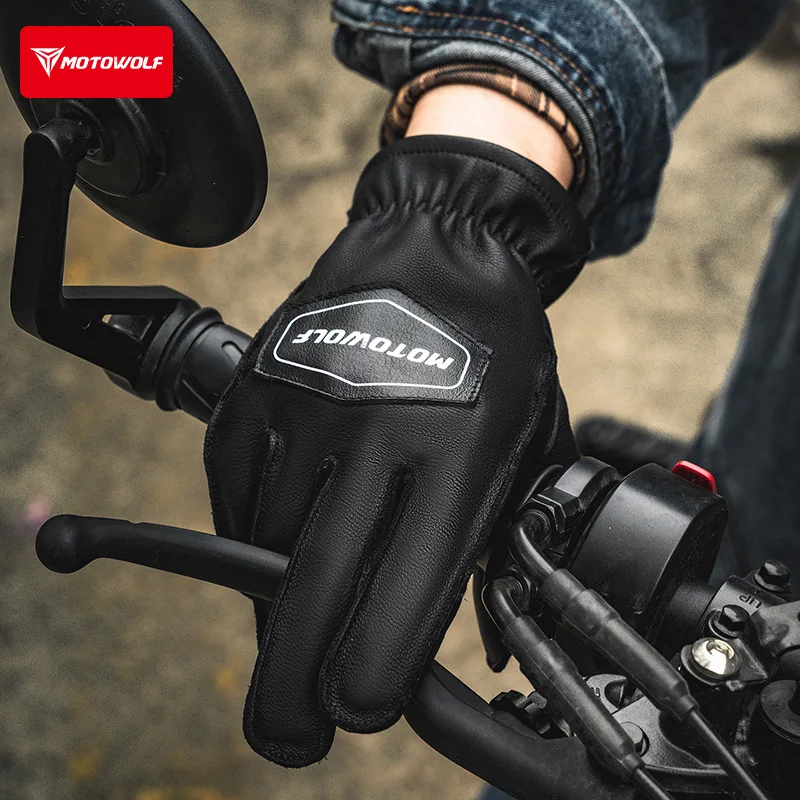 MOTOWOLF Motorcycle Riding Work Gloves Brown Retro Style Touchscreen Breathable Leather Glove Motocross Racing
MOTOWOLF Motorcycle Riding Work Gloves Brown Retro Style Touchscreen Breathable Leather Glove Motocross Racing