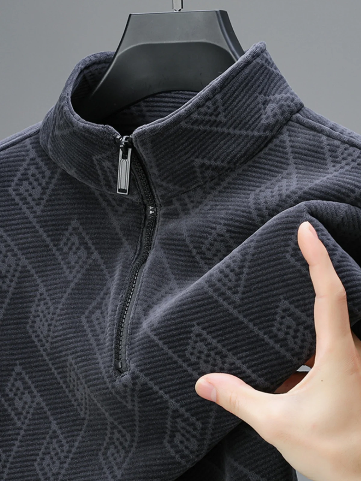 Men's Fce Lined Hoodie Casual Long Sve Stand Collar Zipper Autumn Winter New Sle Brand Inner Wear T-irt Polyester S...
Men's Fce Lined Hoodie Casual Long Sve Stand Collar Zipper Autumn Winter New Sle Brand Inner Wear T-irt Polyester S...