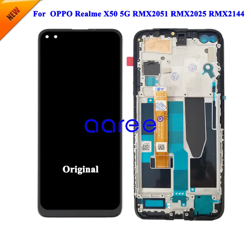 AMOLED LCD Screen Original For Oppo Realme X50 5G LCD For Realme X50 5G RMX2051 LCD Screen Touch Digitizer Assembly
AMOLED LCD Screen Original For Oppo Realme X50 5G LCD For Realme X50 5G RMX2051 LCD Screen Touch Digitizer Assembly