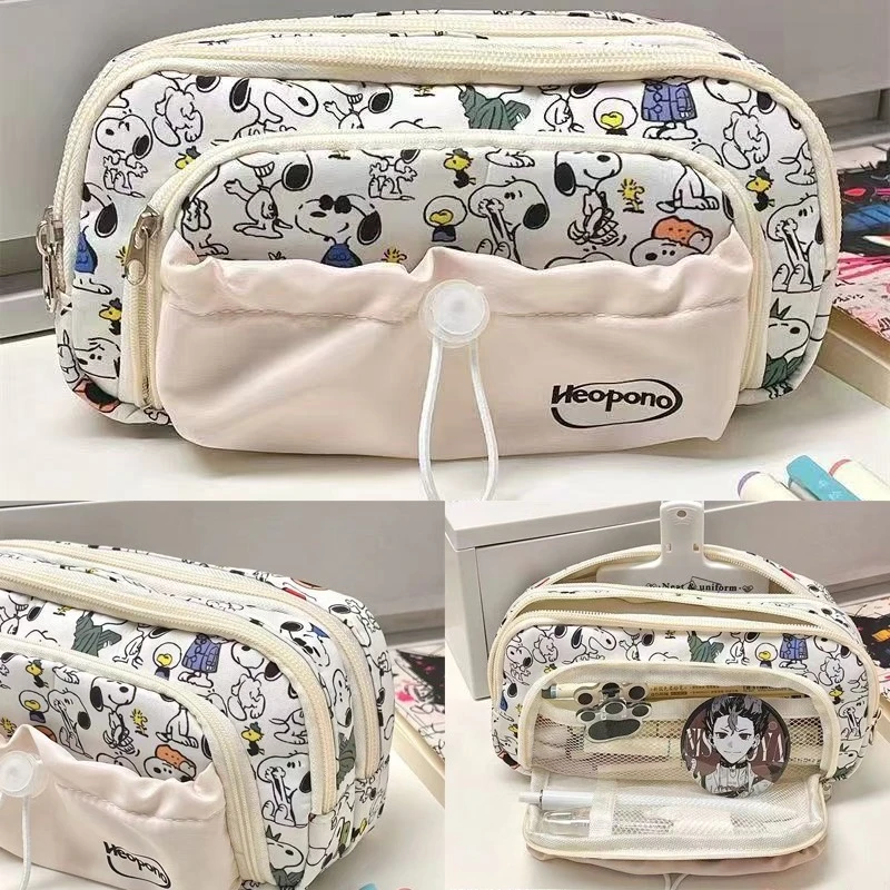 New Snoopyed Pencil Case Drawstring Pen Bag Large Capacity Women Students Girls School Stationery Storage Kids Kawaii Pen Bo
New Snoopyed Pencil Case Drawstring Pen Bag Large Capacity Women Students Girls School Stationery Storage Kids Kawaii Pen Bo