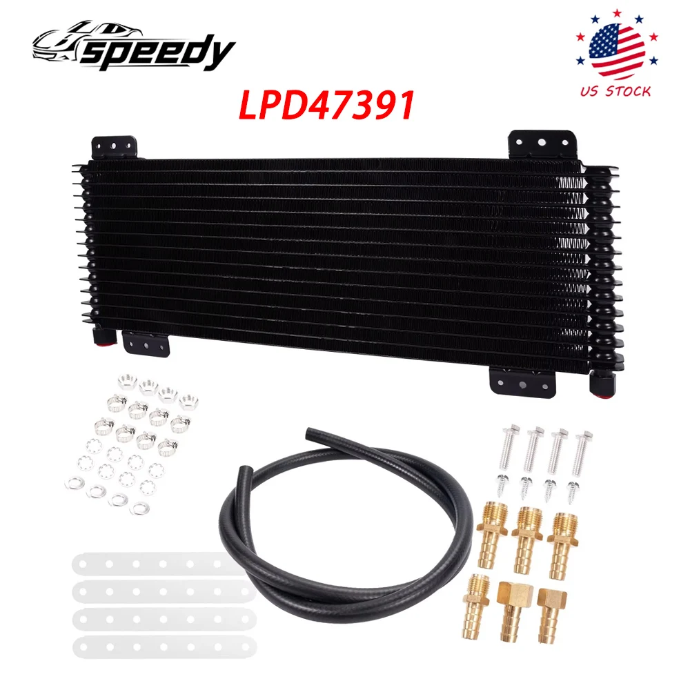 Black Low Pressure Drop 40k Transmission Oil Cooler Kit GVW Max 40,000 LPD47391
Black Low Pressure Drop 40k Transmission Oil Cooler Kit GVW Max 40,000 LPD47391