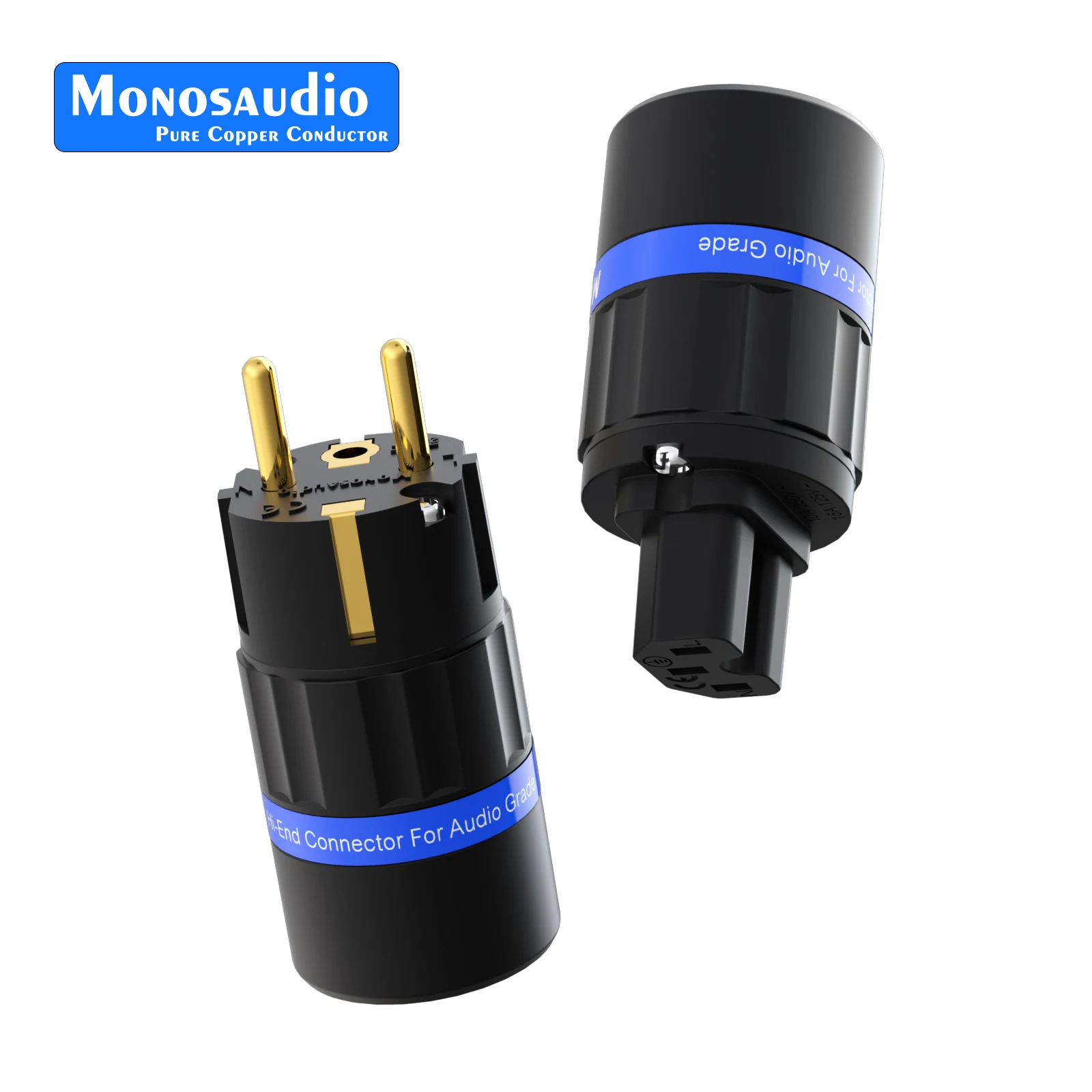 Monosaudio EF104/105 AC Audio Power Plug 4N 99.998% Pure Copper Gold/Rhodium Plated EU Version Hifi IEC C15 Female Connector
Monosaudio EF104/105 AC Audio Power Plug 4N 99.998% Pure Copper Gold/Rhodium Plated EU Version Hifi IEC C15 Female Connector