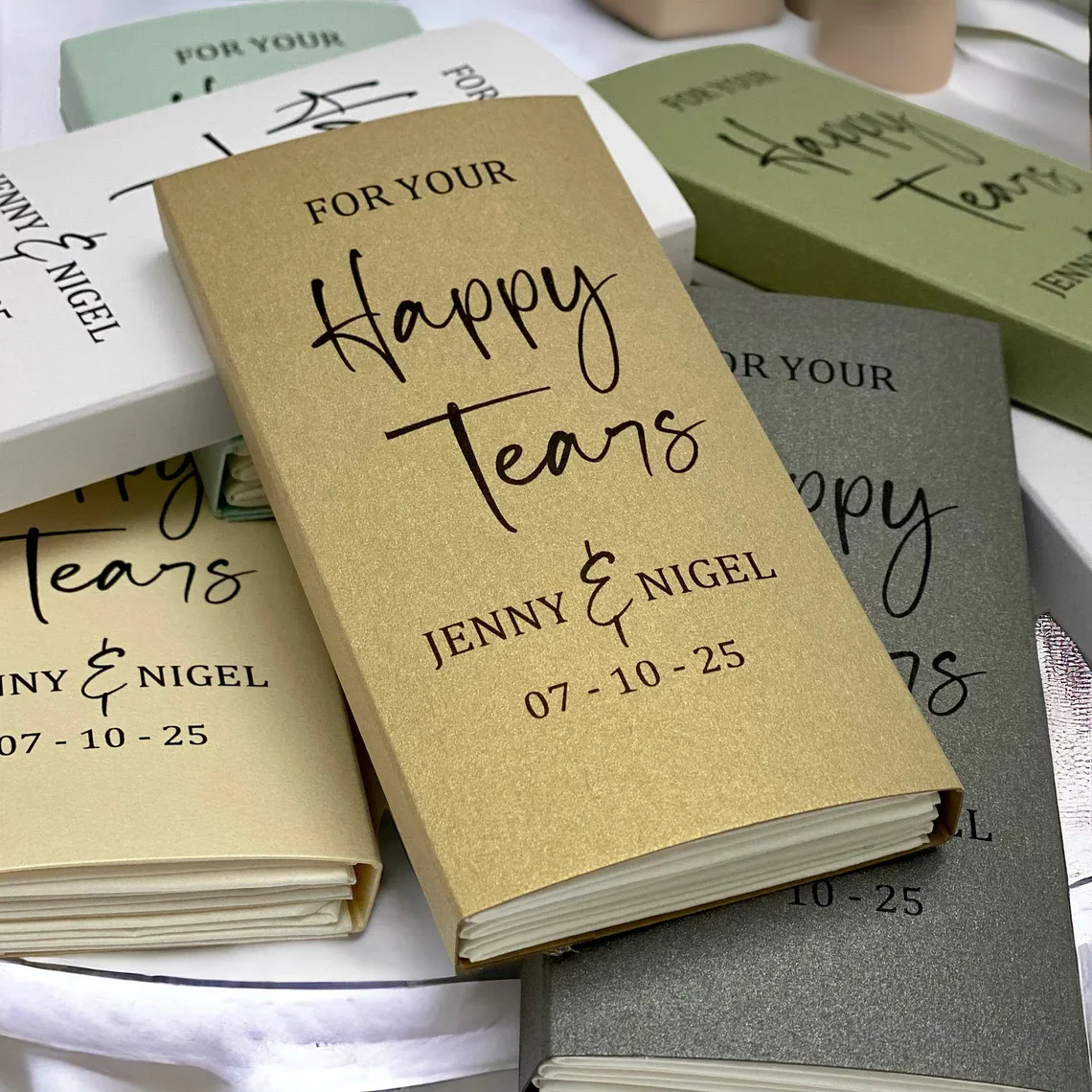 Custom Happy Tears Pocket Tissue Wraparound, Editable Minimalist Wedding Tissue Favor, Happy Tears Tissue Packs
Custom Happy Tears Pocket Tissue Wraparound, Editable Minimalist Wedding Tissue Favor, Happy Tears Tissue Packs