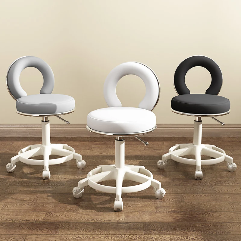Бесшумное кресло для салона, профессиональный регулируемый табурет для парикмахеров и маникюрников, эргономичные стулья со спинкой, домашнее парикмахерское сиденье
Бесшумное кресло для салона, профессиональный регулируемый табурет для парикмахеров и маникюрников, эргономичные стулья со спинкой, домашнее парикмахерское сиденье