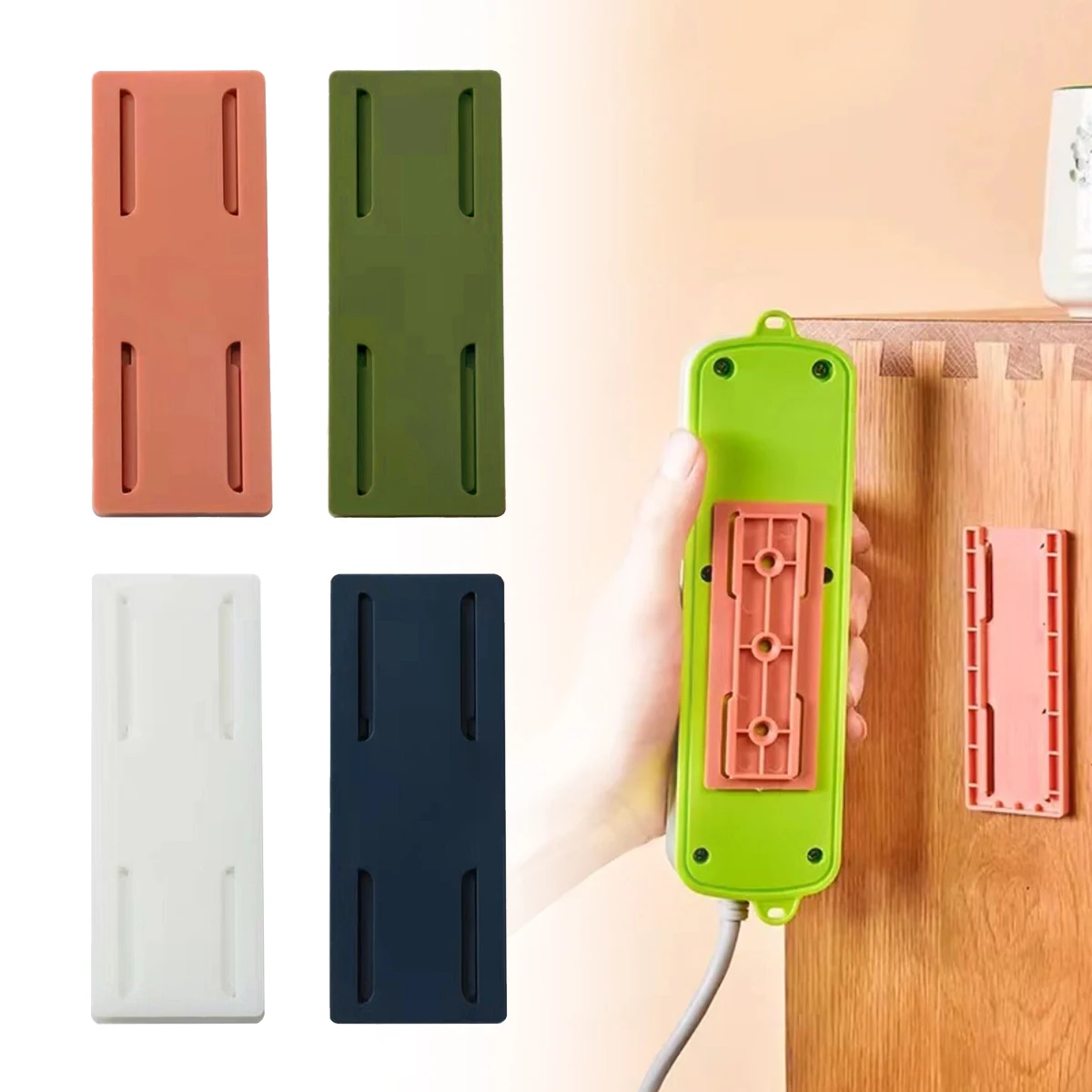 Self-Adhesive Power Socket Strip Fixator Wall Mounted Socket Holder For Home And Office Fixer Punch-free Socket Organizer
Self-Adhesive Power Socket Strip Fixator Wall Mounted Socket Holder For Home And Office Fixer Punch-free Socket Organizer