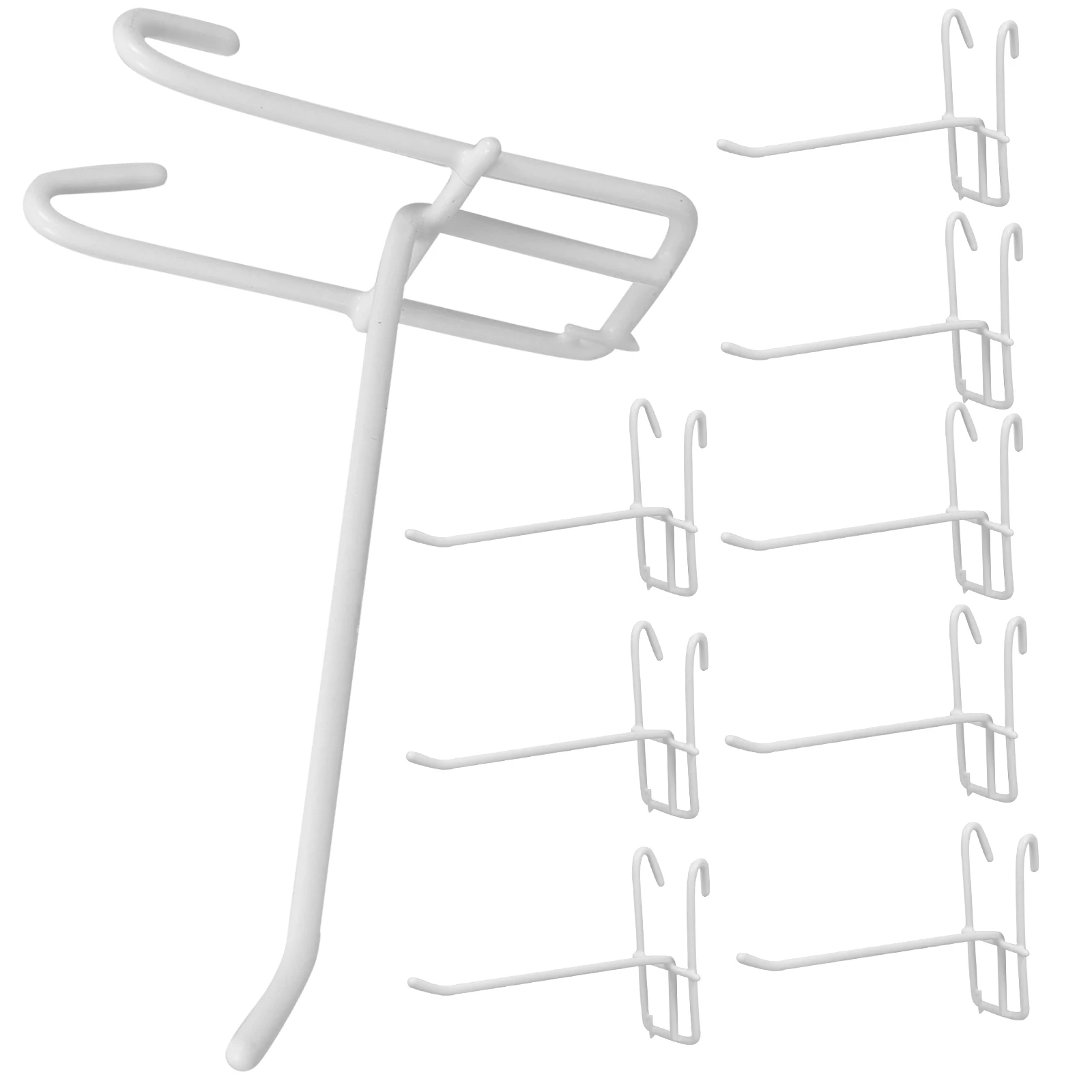 10pcs Grid Hooks Heavy Duty Iron Wall Shelf Display Hanging Accessories Compact Portable Household Peg Board Hangers Long Term
10pcs Grid Hooks Heavy Duty Iron Wall Shelf Display Hanging Accessories Compact Portable Household Peg Board Hangers Long Term